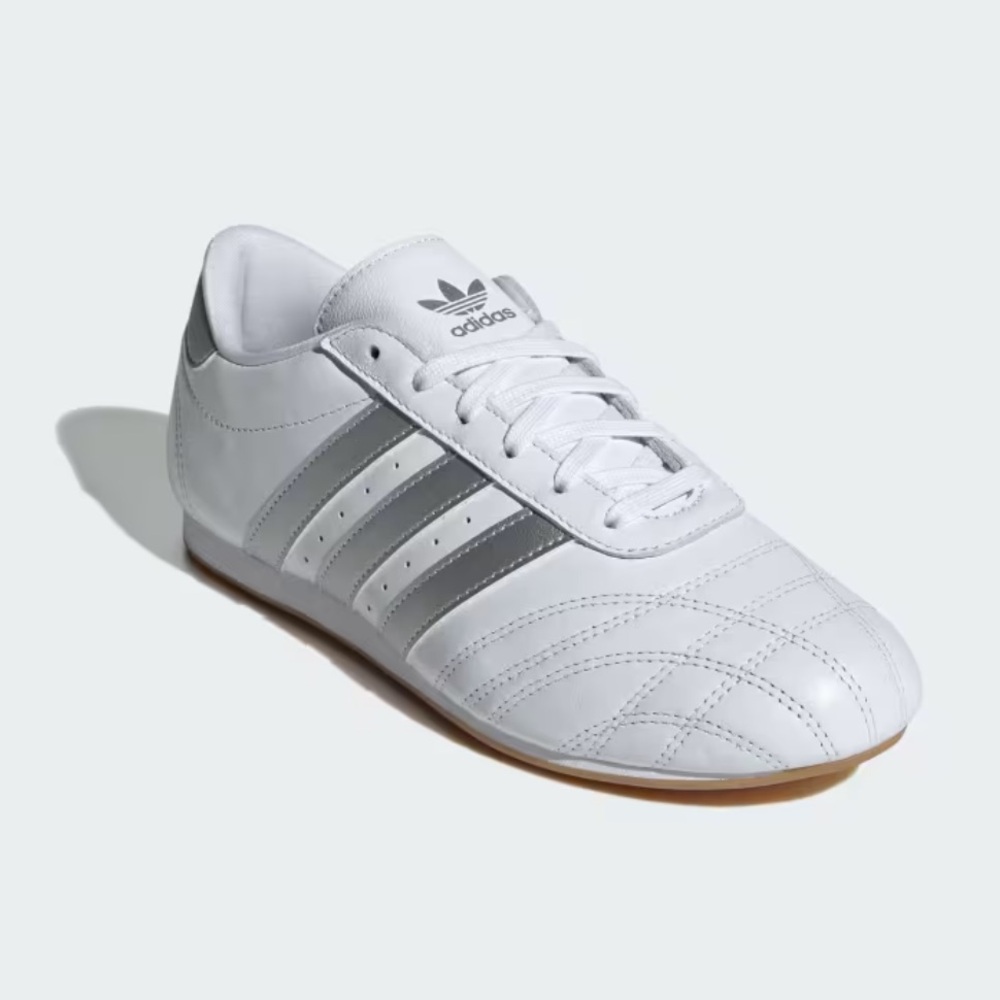 •ADIDAS• Taekwondo Lace W Shoes Sneakers >> white/silver stripe/gum >> NIB